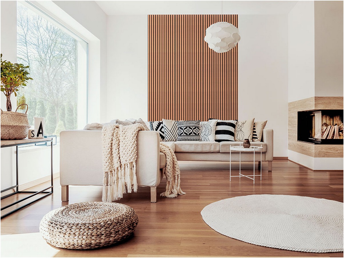 Wandpaneel Jangal Solid 10003 Teak MDF Furnier (2400x600x22mm)