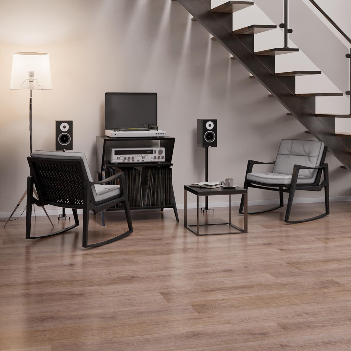 Click-Vinyl CHECK One 2076 Boxbach Eiche Breitdiele inkl. Trittschall Premium