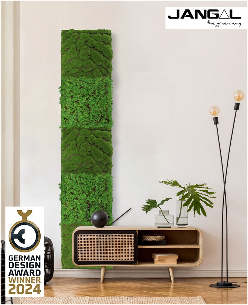 Wandpaneel Jangal Modular Wall 11109 forest green big bulk design moos 52 x 52 cm