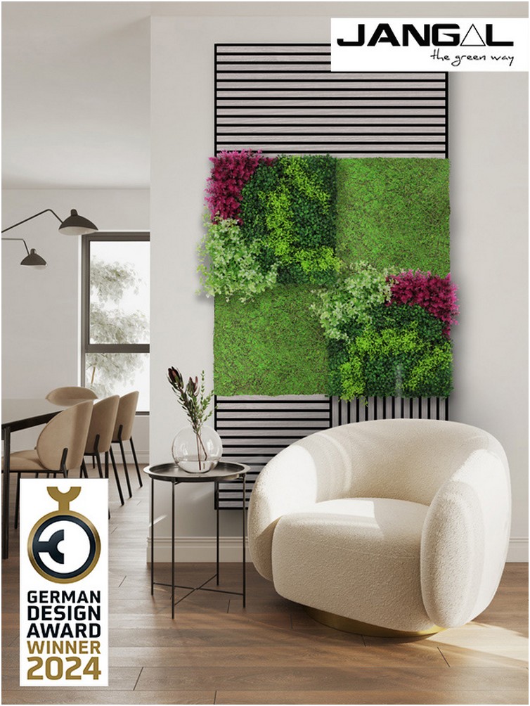 Wandpaneel Jangal Modular Wall 11107 Forest Green Ancient Tree 52 x 52 cm