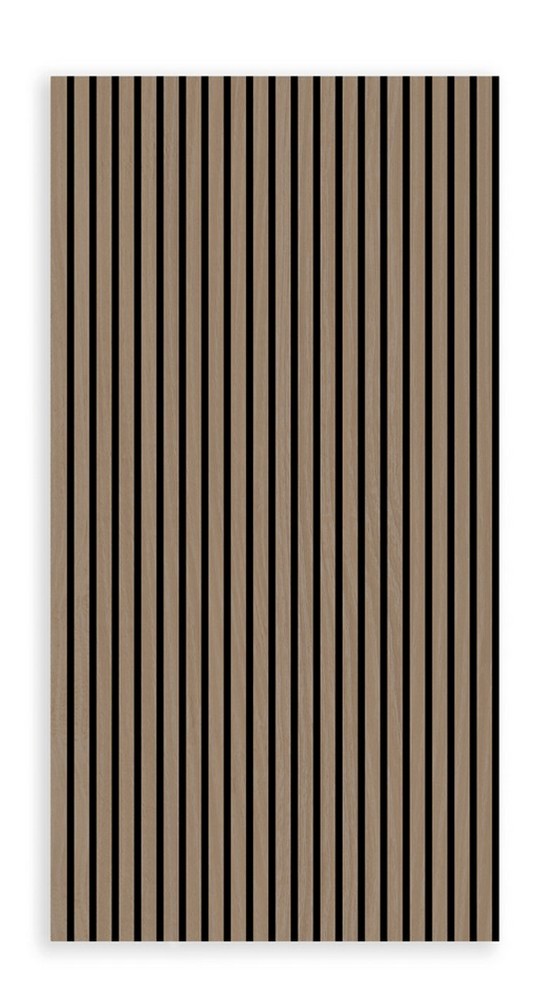 Wandpaneel Jangal Solid 10000 Walnut MDF Furnier (2400x600x22mm)