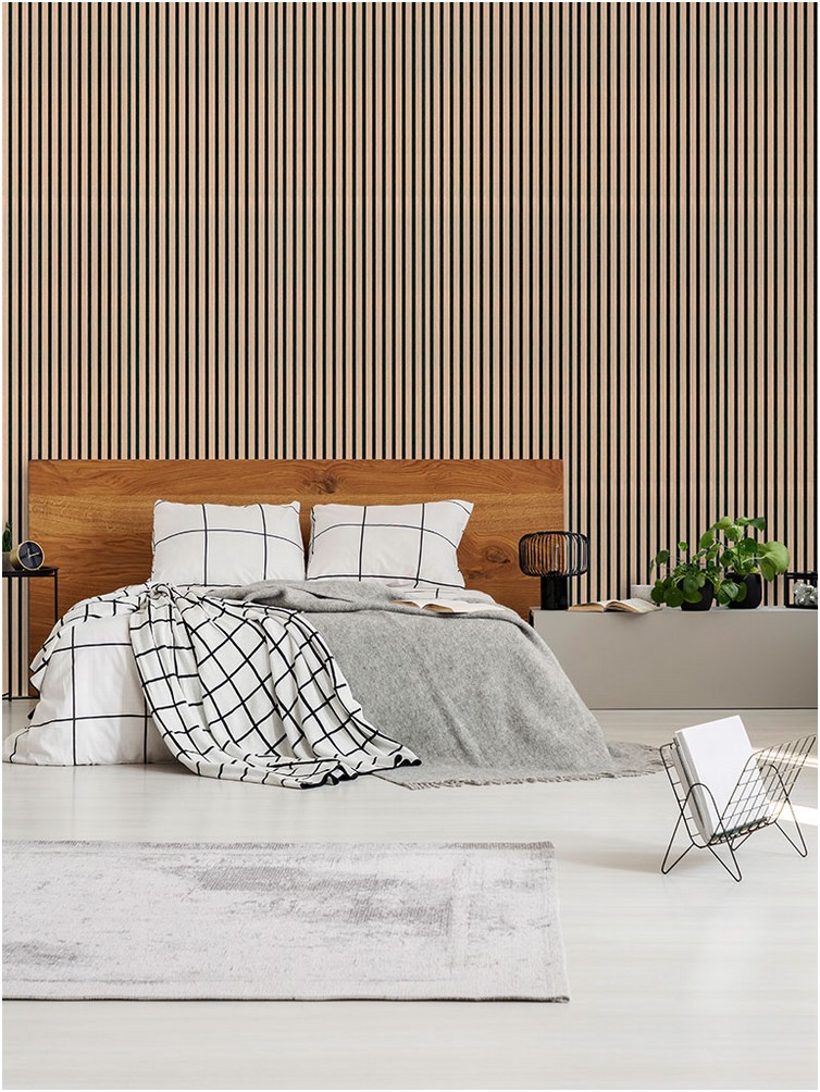 Wandpaneel Jangal Solid 10002 Nature Oak MDF Furnier (2400x600x22mm)