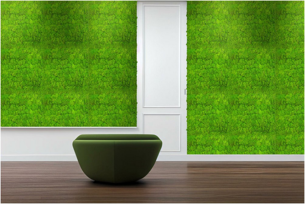 Wandpaneel Jangal Modular Wall 11102 Bright Green Moos 52 x 52 cm