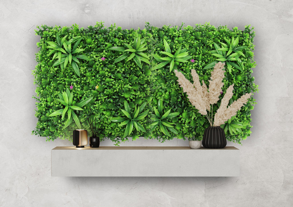 Wandpaneel Jangal Modular Wall 11118 tropical mixed flora 52 x 52 cm