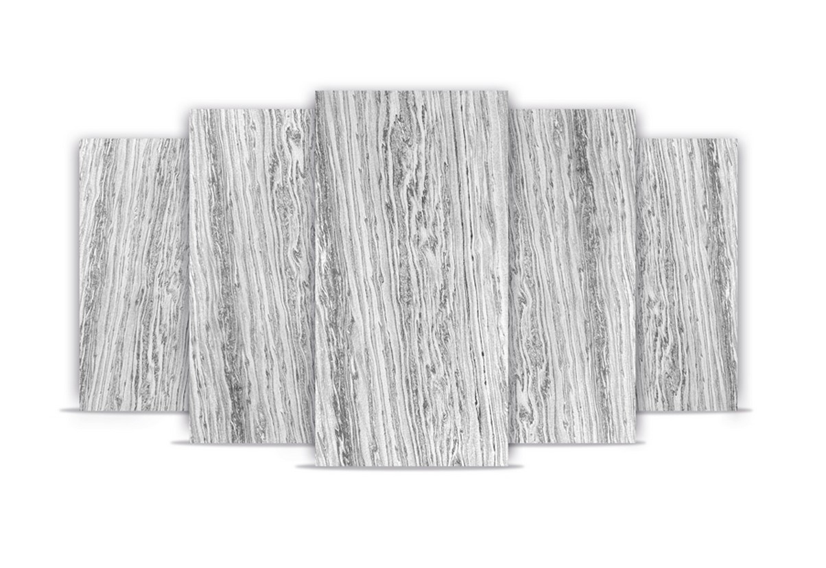 Wandpaneel Check real stone 20005 Polar Marmor 122 x 61 cm