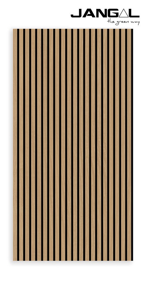 Wandpaneel Jangal Solid 10003 Teak MDF Furnier (2400x600x22mm)