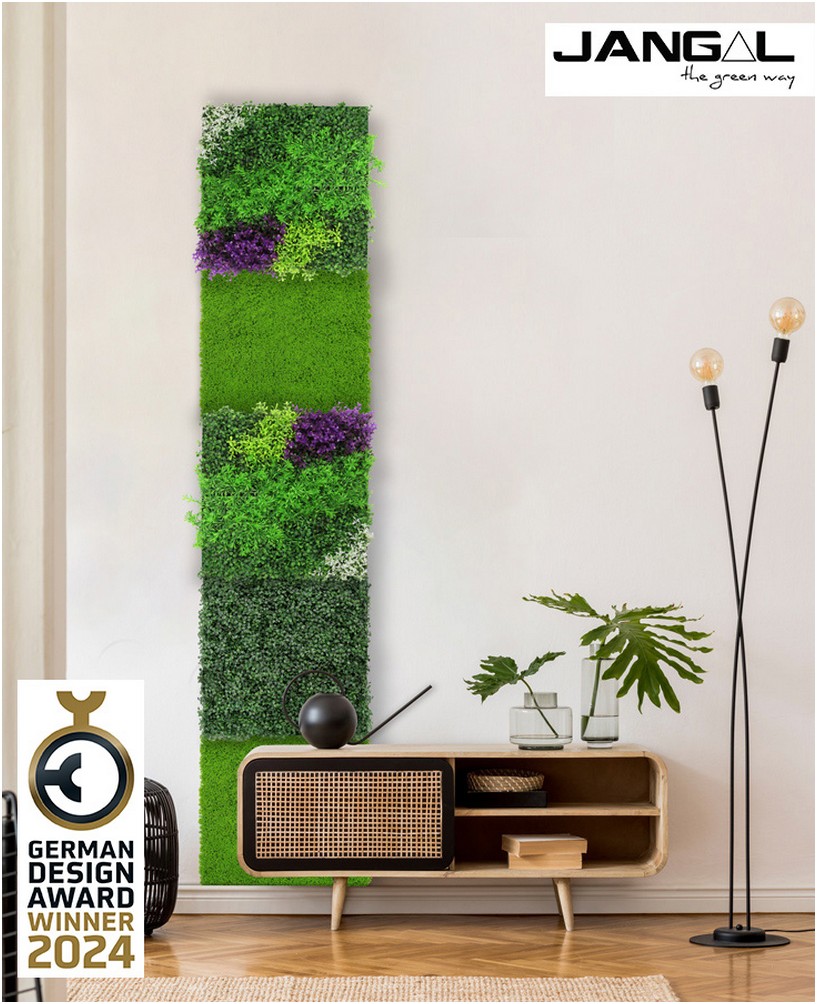 Wandpaneel Jangal Modular Wall 11113 dark green design buxus 52 x 52 cm