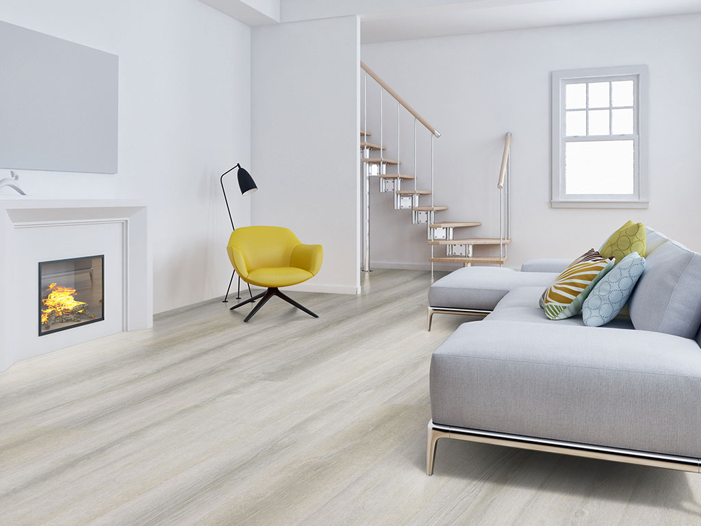 Click-Vinyl SPC 4139 Abuja Eiche 4,5mm Breitdiele inkl. Trittschall