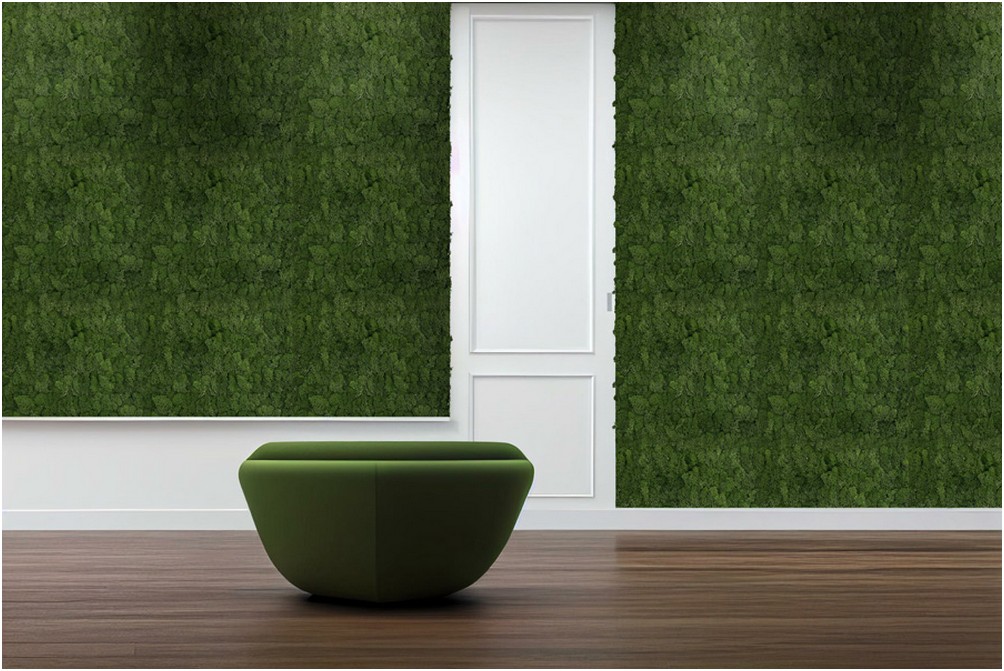 Wandpaneel Jangal Modular Wall 11103 Dark Green Moos 52 x 52 cm