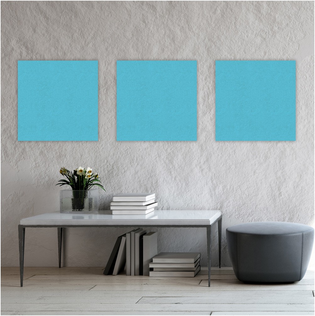 Wandpaneel Jangal Modular Wall PET 11204A Teal Blue 52 x 52 cm