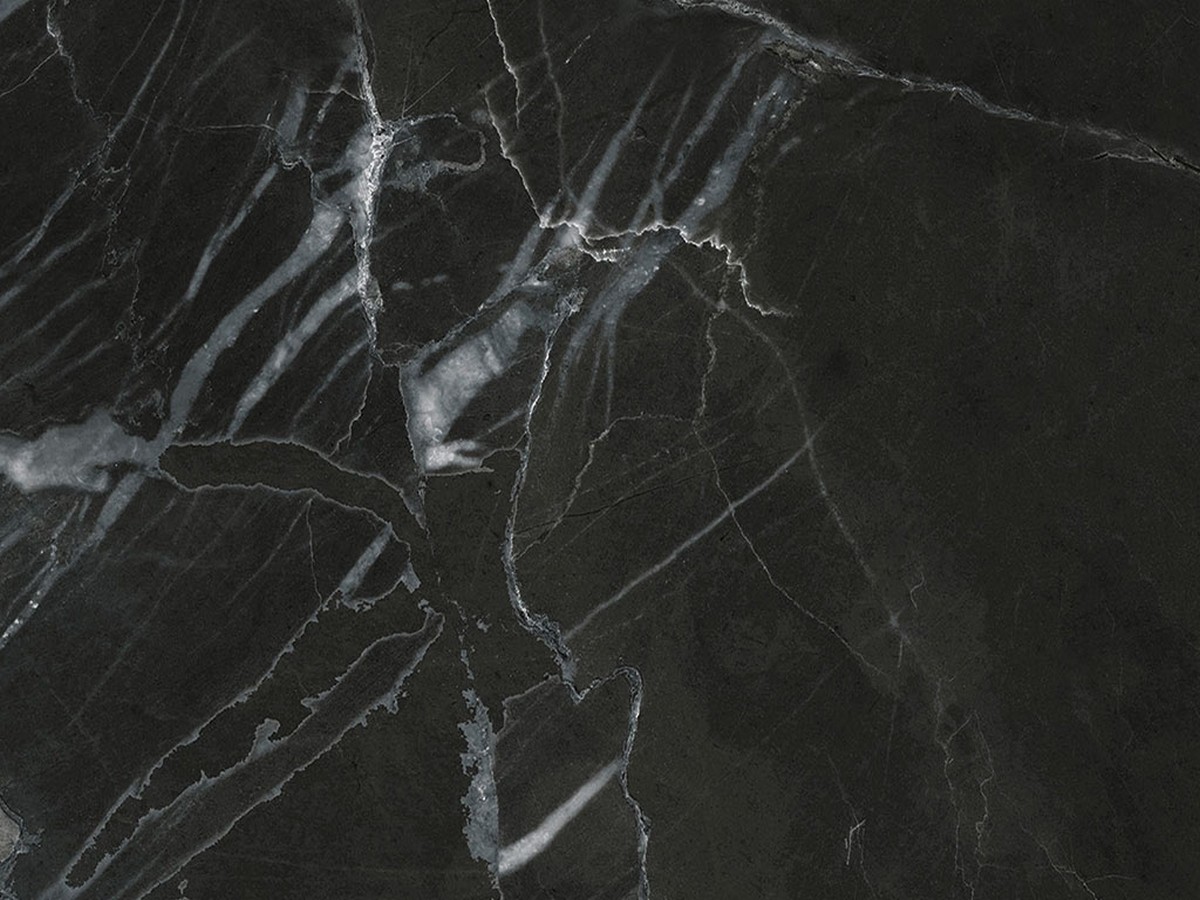 Click-Vinyl 3580 Black Marble Fliese inkl. Trittschalldämmung