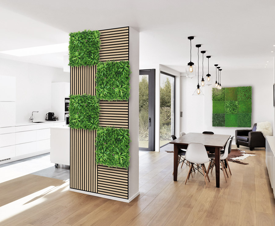 Wandpaneel Jangal Modular Wall 11118 tropical mixed flora 52 x 52 cm