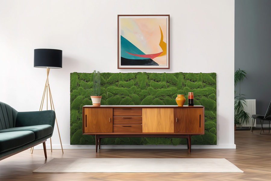 Wandpaneel Jangal Modular Wall 11109 forest green big bulk design moos 52 x 52 cm