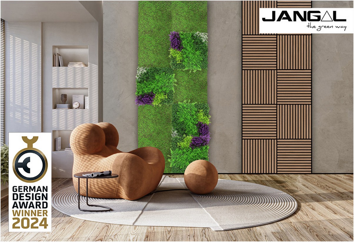 Wandpaneel Jangal Modular Wall 11107 Forest Green Ancient Tree 52 x 52 cm