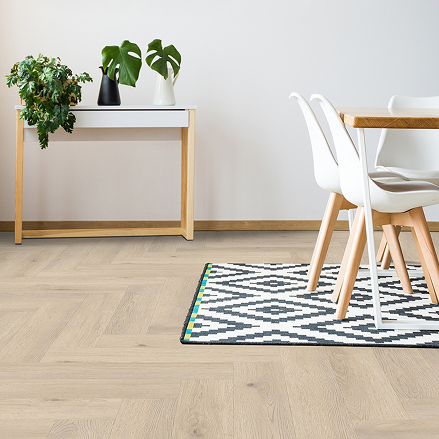 Click-Vinyl CHECK One 2490H Weitenhagen Eiche Herringbone inkl. Trittschall