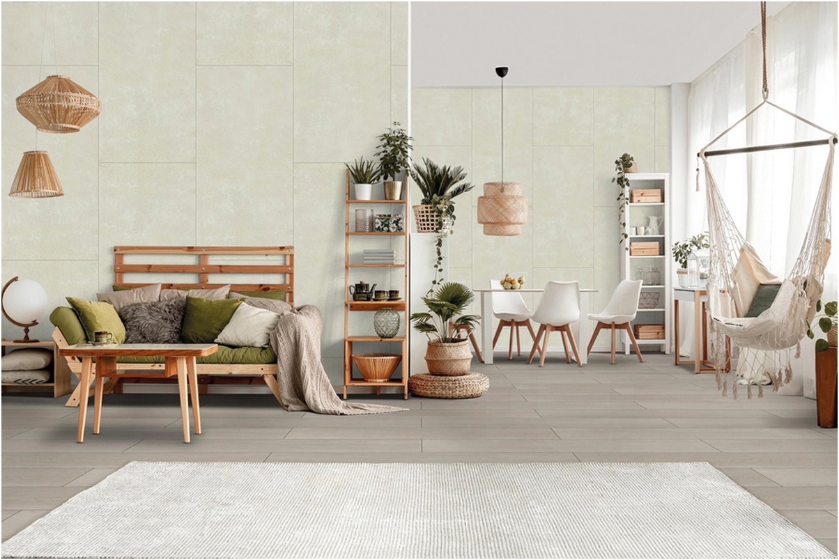Wandpaneel Jangal Modular Wall 11304B Ivory Sandstone Stone Panel 52 x 104 cm