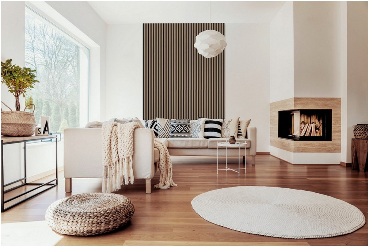Wandpaneel Jangal Solid 10000 Walnut MDF Furnier (2400x600x22mm)