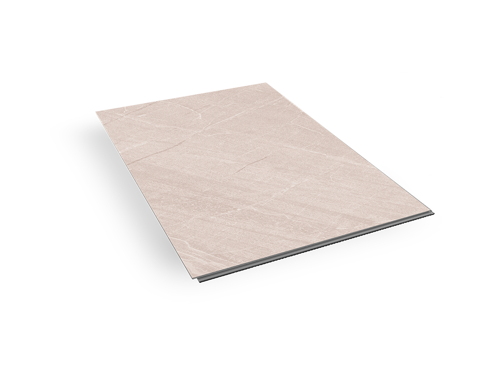 Click-Vinyl 2140 Beige Botticino Fliese inkl. Trittschalldämmung