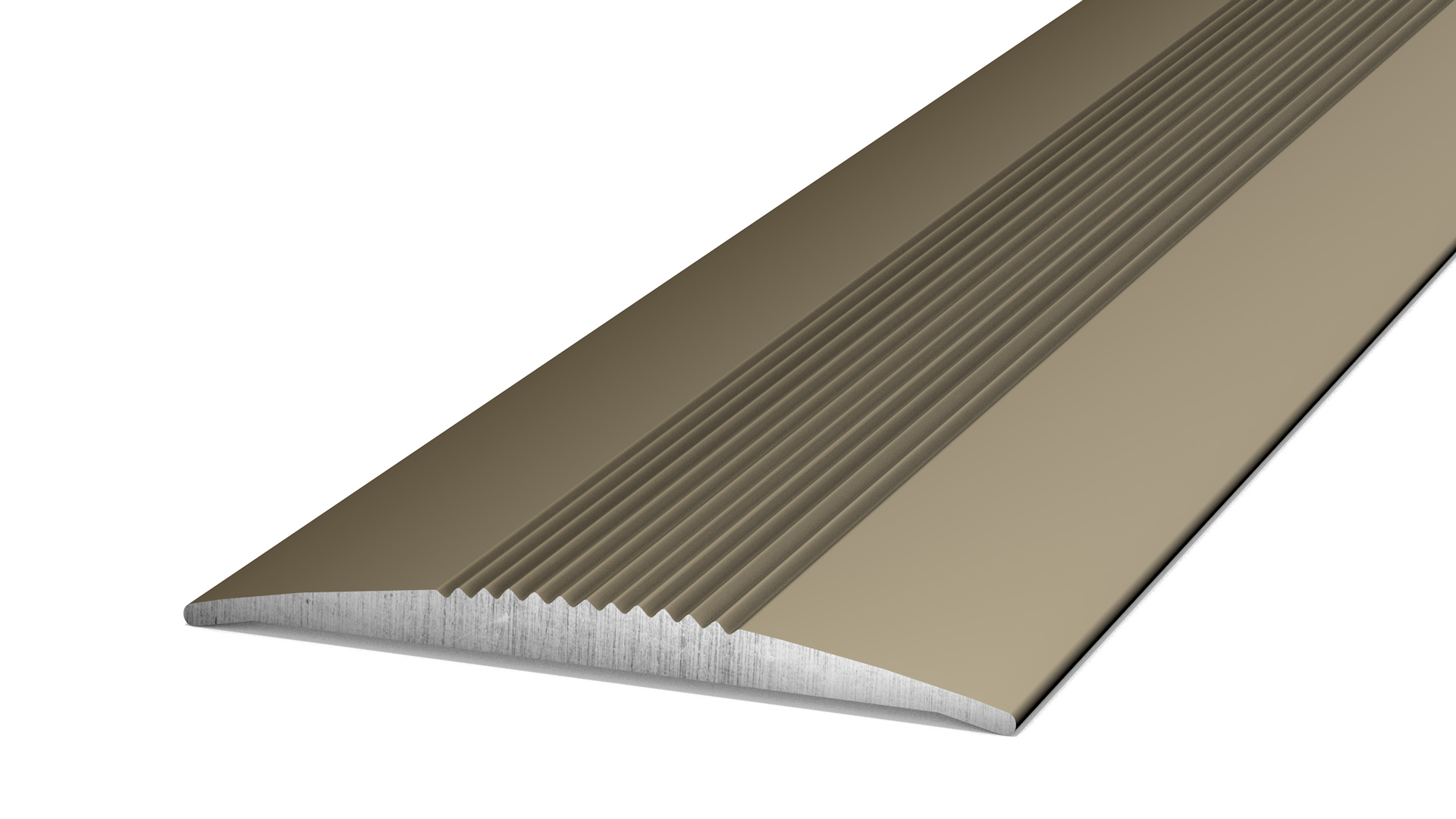 Prinz SK 1391414100 Selbstklebendes Verstärktes Übergangsprofil 37x1000mm Edelstahl Matt